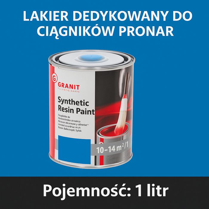 LAKIER Niebieski dedykowany do Ciągnika PRONAR Nopolux