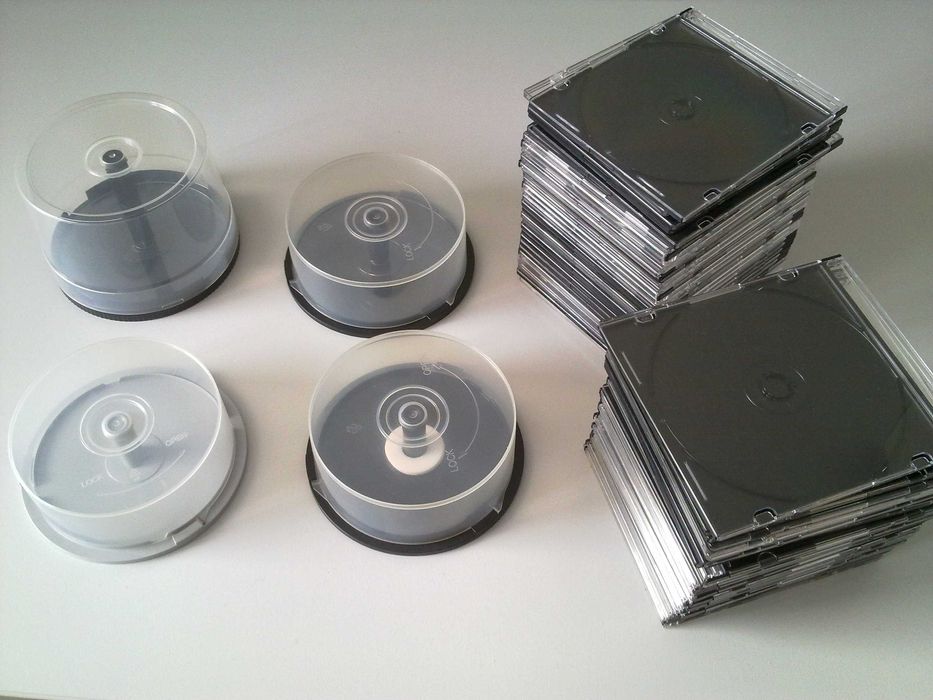 Pudełka Etui na Płyty CD DVD ponad 60 szt + 4 krążkowe cake box KRAKÓW