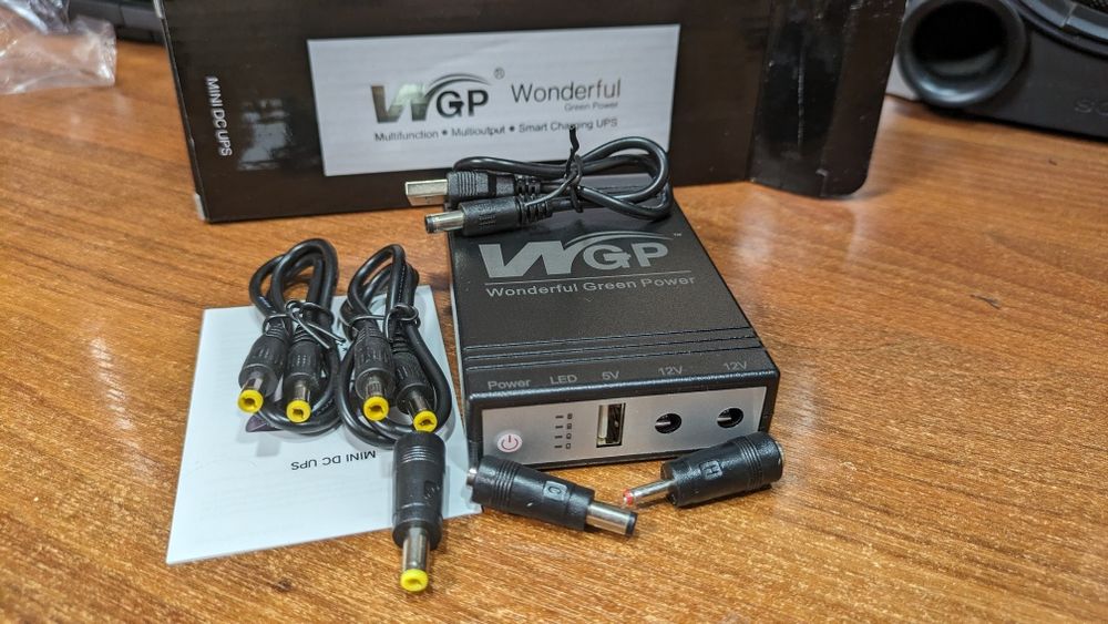 Mini ups, ібж, повербанк для роутера,  модема USB-5v,12v,12v 10500мА