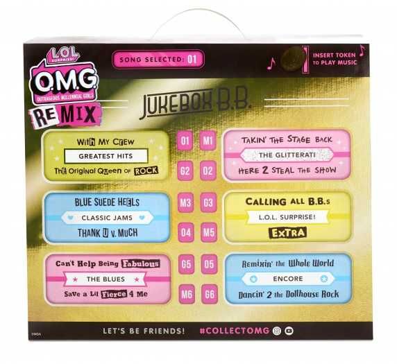 LOL Surprise серии Remix - лол Селебрити OMG Remix Jukebox B.B.