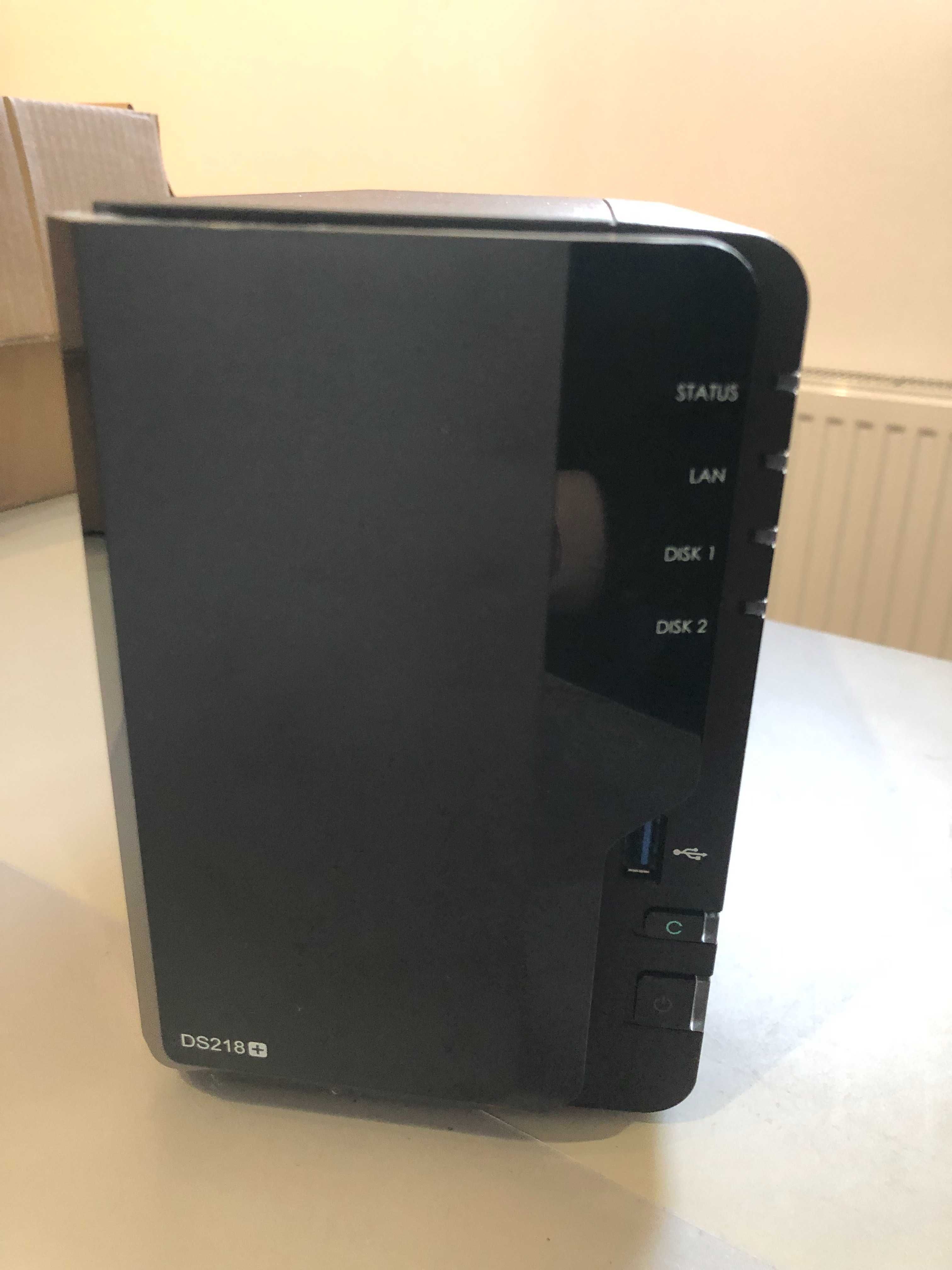 Synology DiskStation DS218+ Dysk sieciowy NAS - mały przebieg