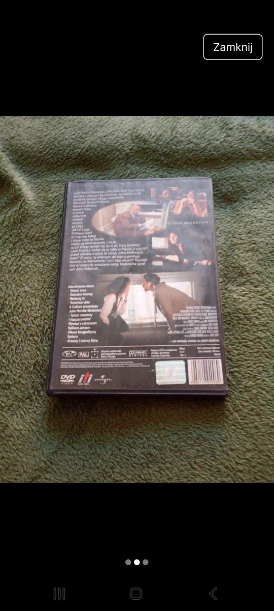 Być jak John malkovich film DVD