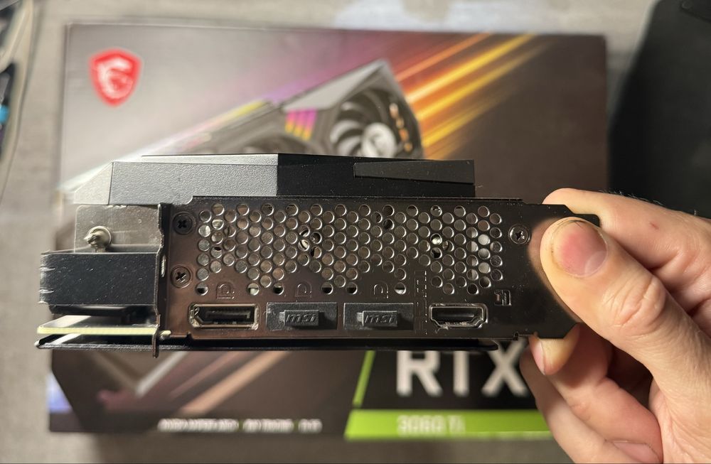 Видеокарта MSI RTX 3060 Ti GDDR6X 8gb (RTX 3070) Gaming X