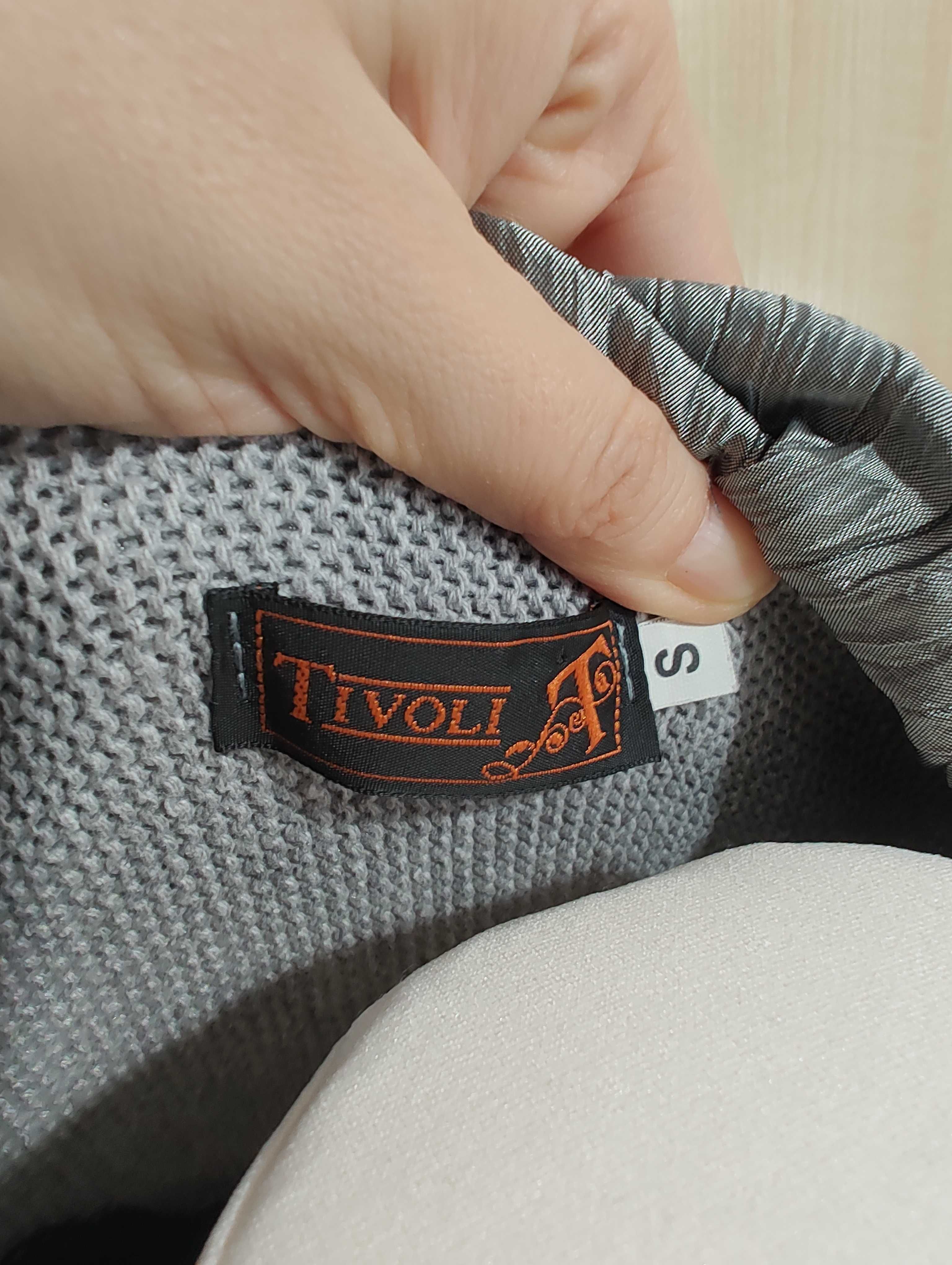 Elegancki asymetryczny awełniany kardigan sweter z ozdobnym kołnierzem