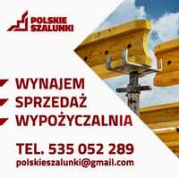 Wynajem szalunków Wypożyczalnia doka stemple sklejka sztyce