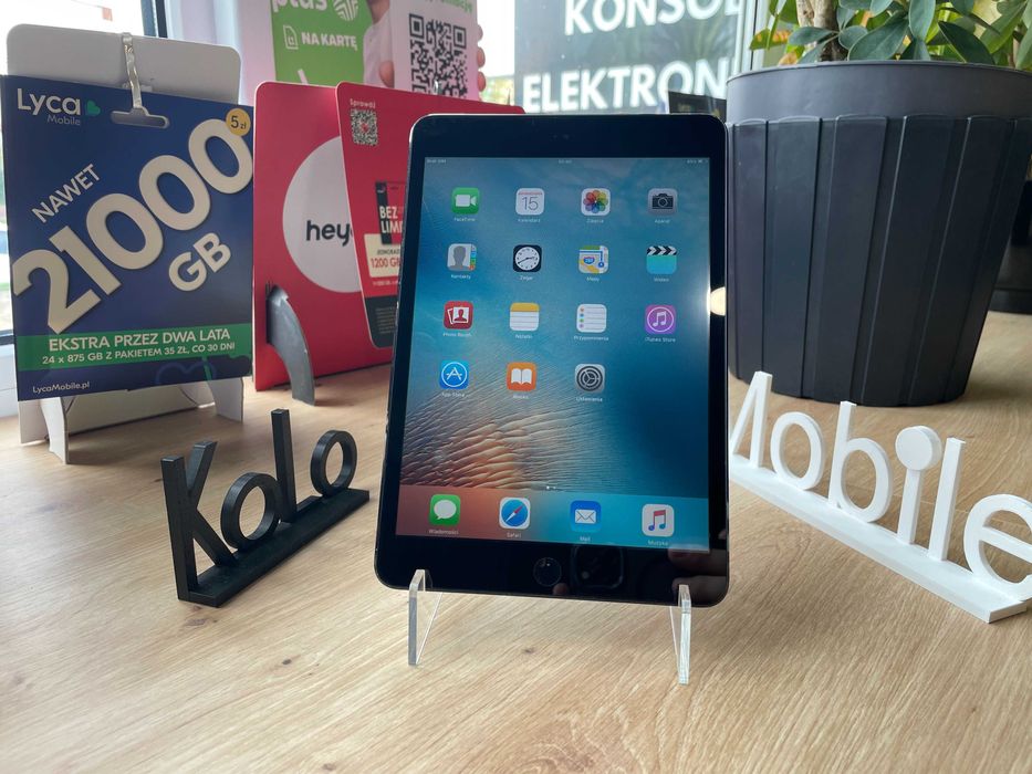 Tablet Apple iPad mini 1 gen. 32 GB Wi-Fi + Cellular– bat: 81% – GW 6M