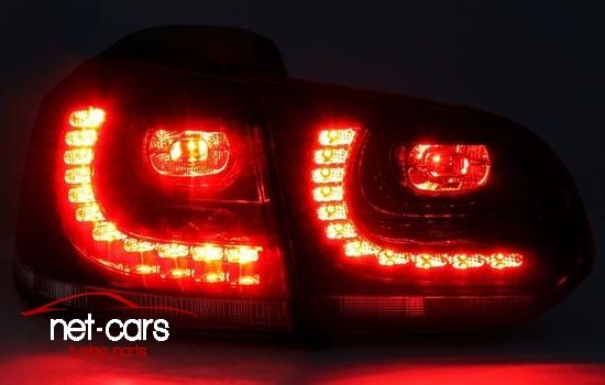 Lampy tylne tył VW GOLF 6 VI R32 36 08- LED Diodowe czerwono dymione