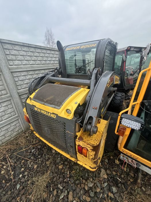 Ładowarka Miniładowarka New Holland L 218 + Krokodyl