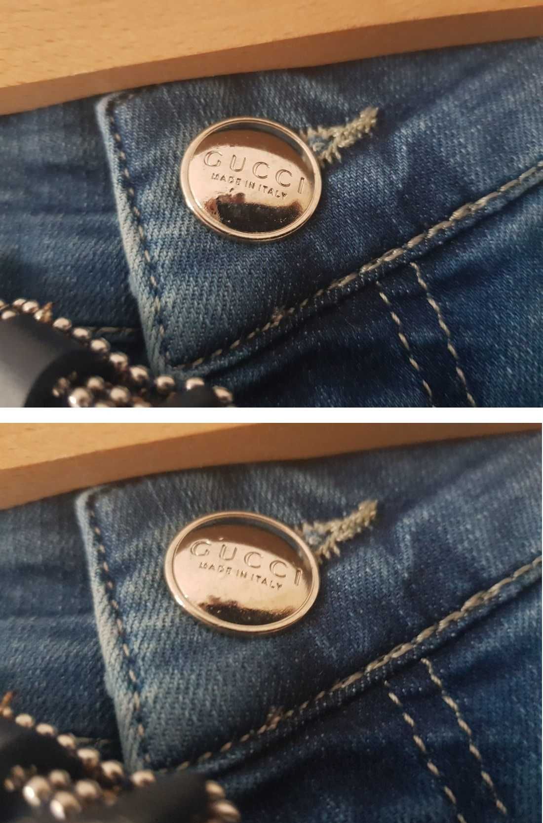 GUCCI  spodnie dżinsy spodnie damskie jeans