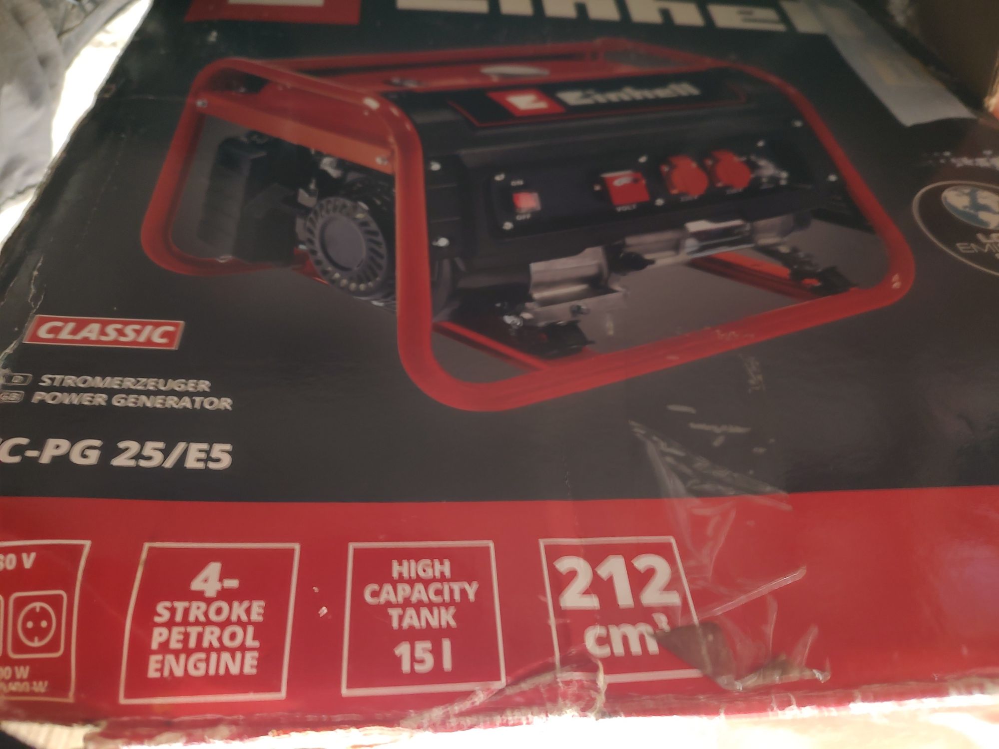 Генератор einhell TC-PG 25/E5