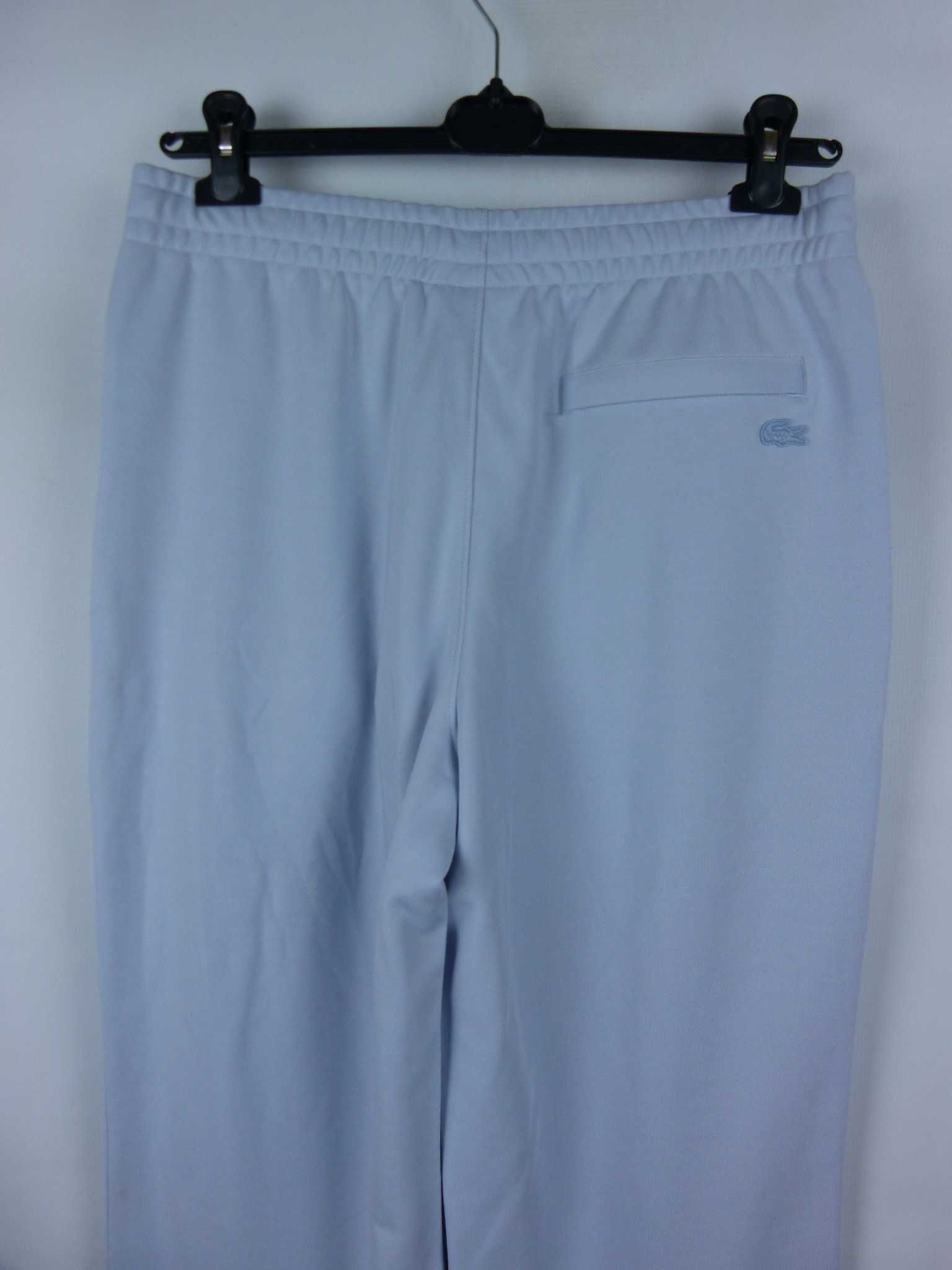 Lacoste Loose Fit proste spodnie dresowe z metką 4 / L