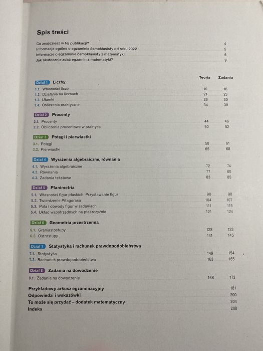 Teraz egzamin ósmoklasisty- matematyka