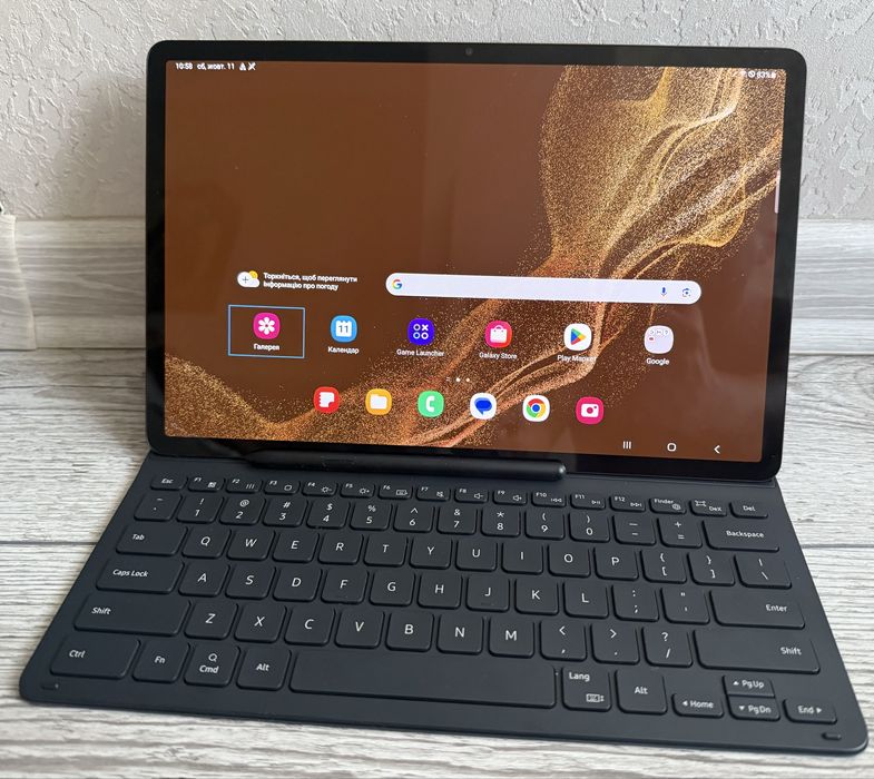 Планшет Samsung Tab S8 Plus 5G SM-X808U 8GB/128GB Dark Grey LTE