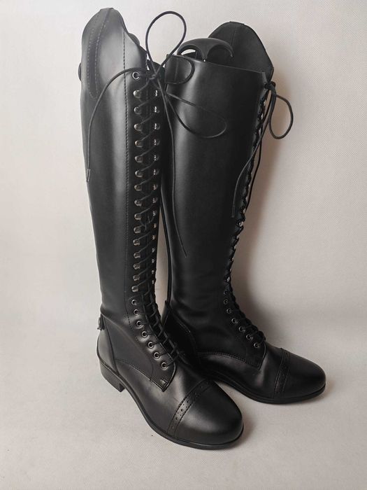 Sznurowane oficerki Steeds Sylka rozmiar 36 slim