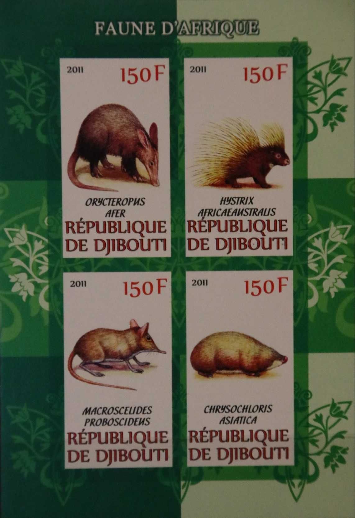 znaczki pocztowe - Dżiboutti 2011 cięte cena 1,90 zł