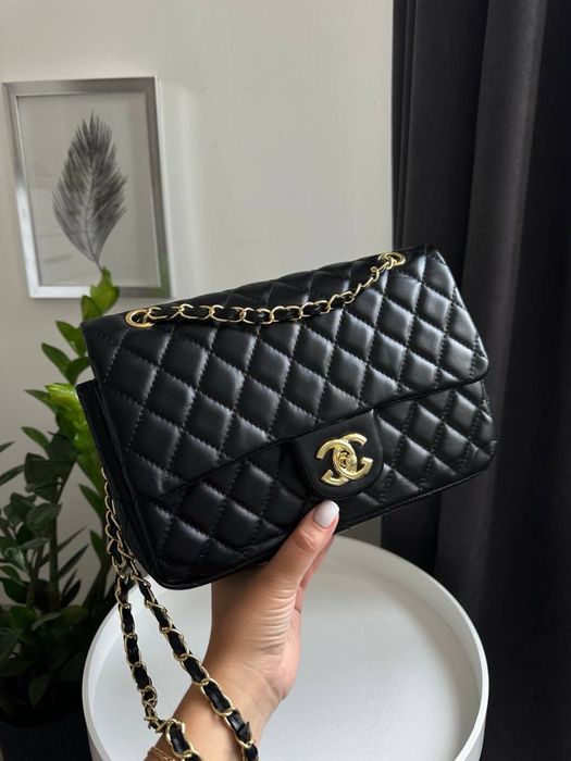 Сумка chanel чорна люкс якість