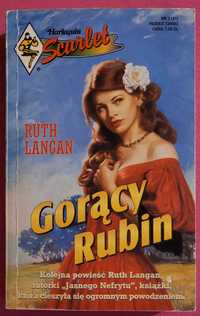Romans historyczny "Goracy rubin " autor R.Langan SCARLET nr 21