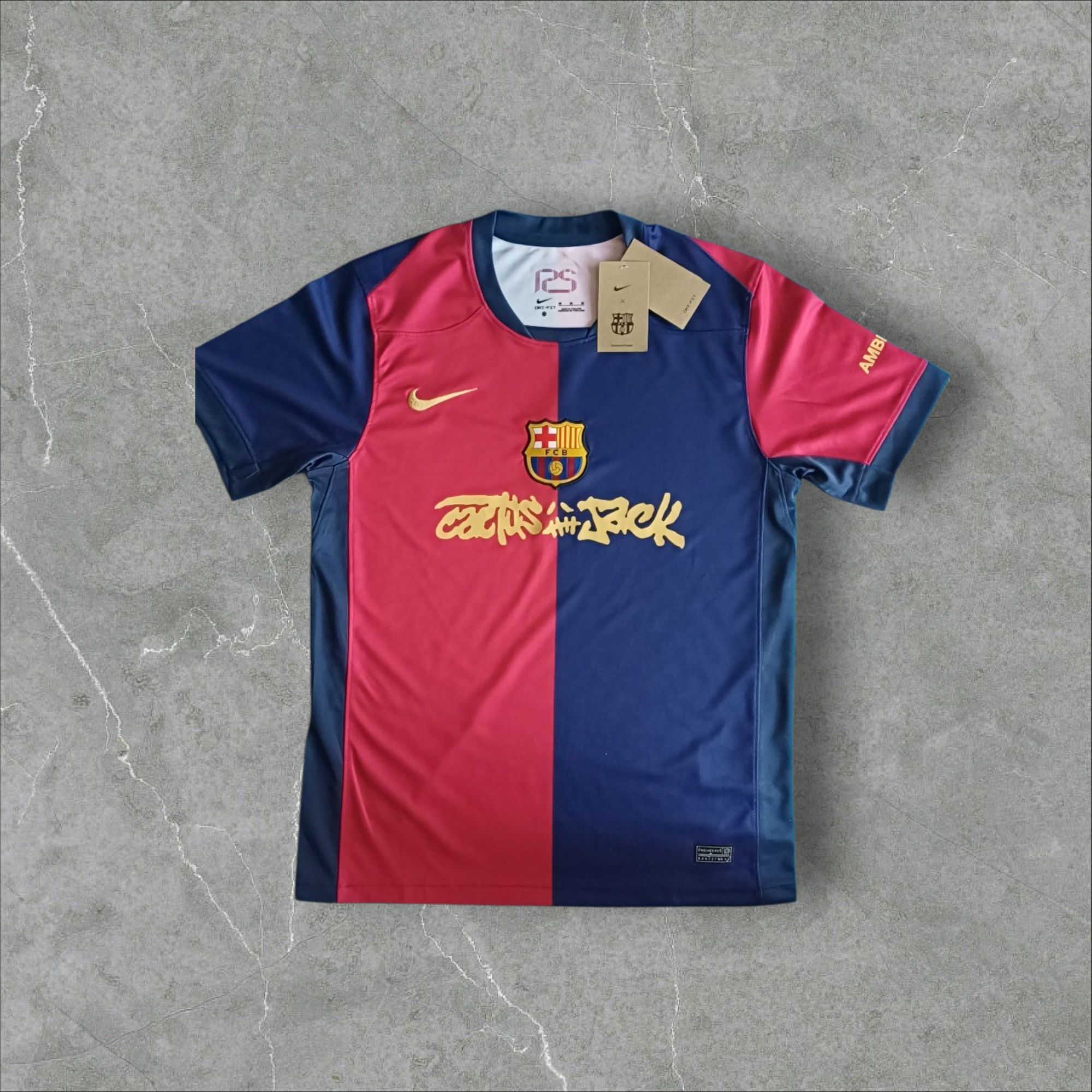 Koszulka piłkarska FC Barcelona×Travis Scott M