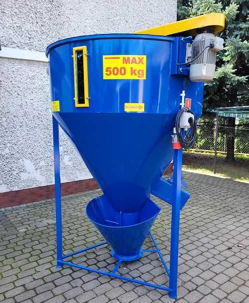 Mieszalnik do pasz sypkich 500 - 600kg 0.5 T NOWY zaprawiarka do zboża
