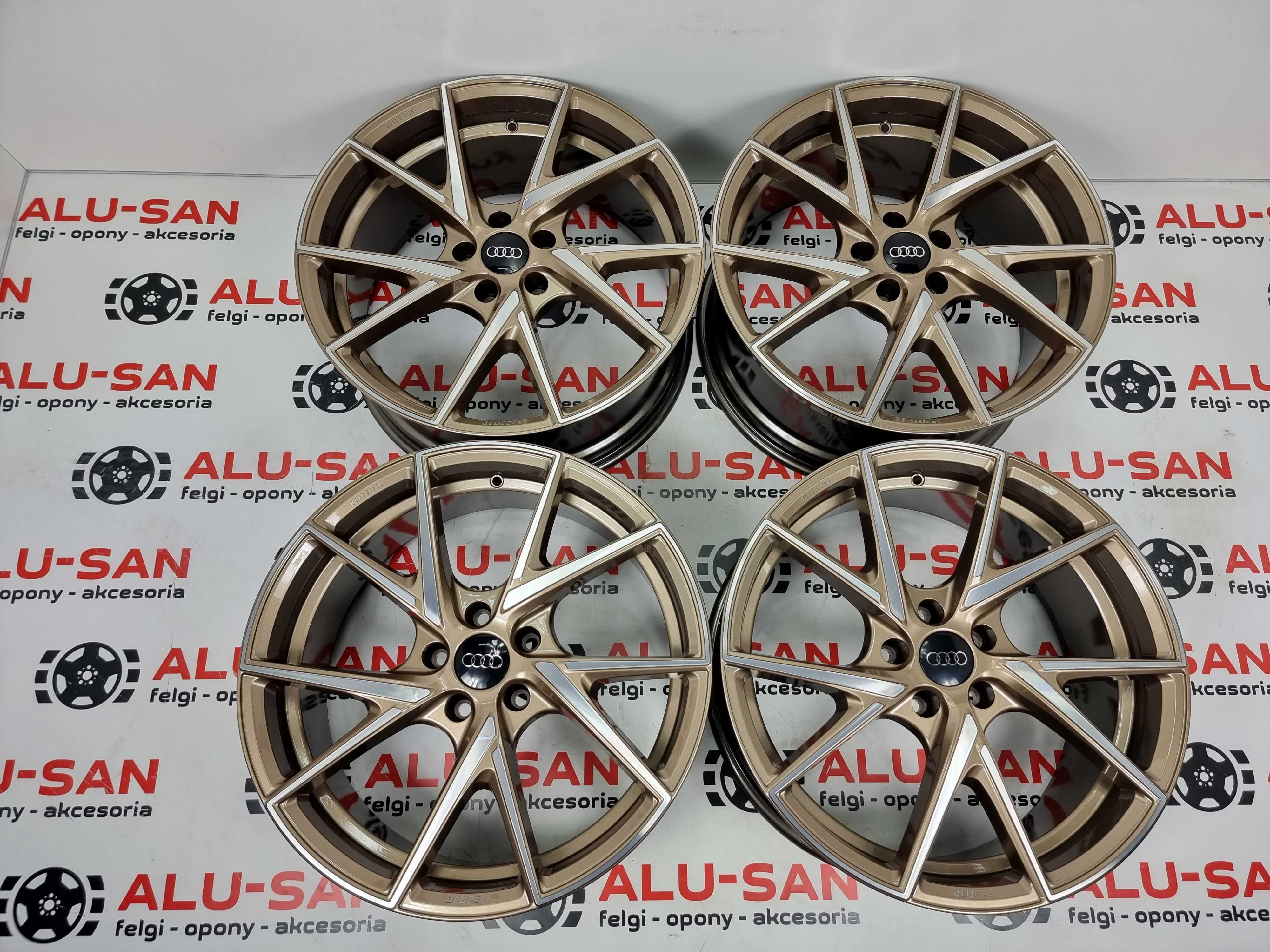 NOWE alufelgi AUDI 19" 5x112 A4 A6 A8 Q5 - Złote