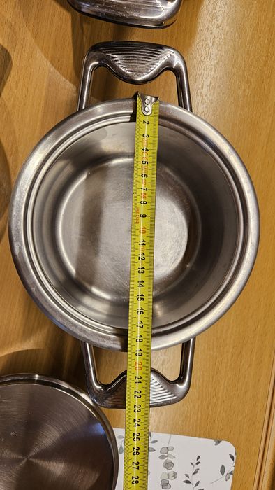 Zestaw 4 garnków Zepter, 4 pokrywki + akcesoria