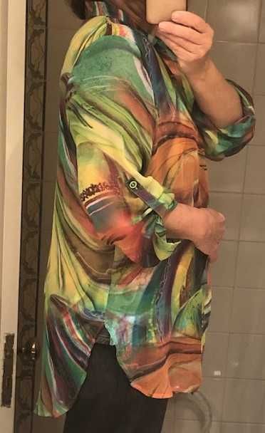 Elegante túnica com top, marca de luxo Joseph Ribbkof