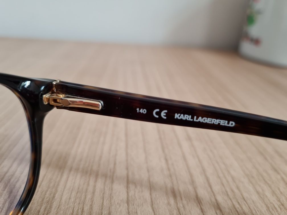 Okulary zerówki z antyreflexem Karl Lagerfeld