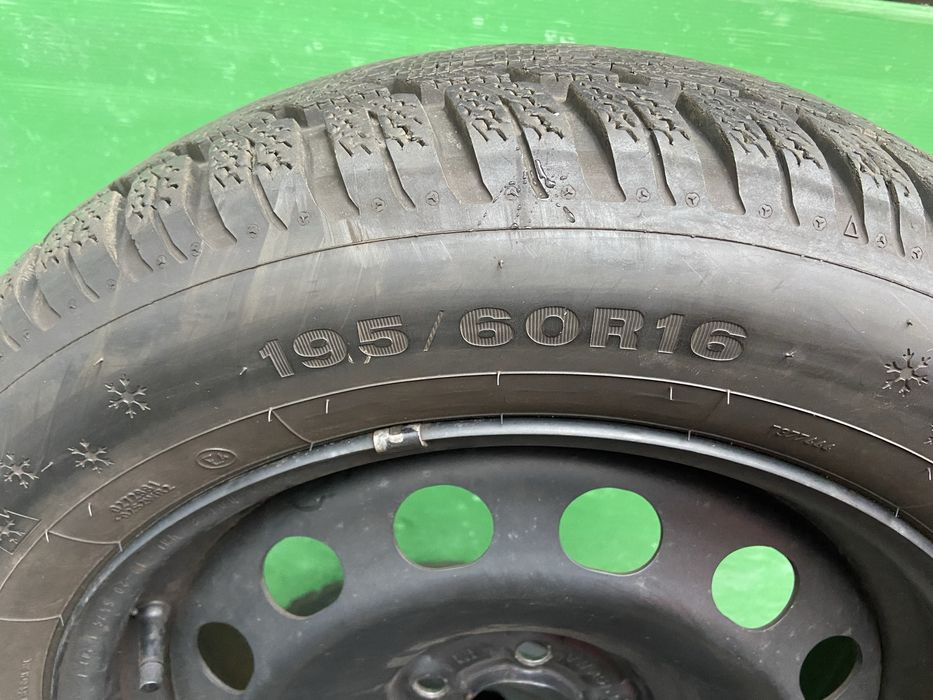 Колеса в зборі 195/60R16 Dunlop Зима 24/20рік