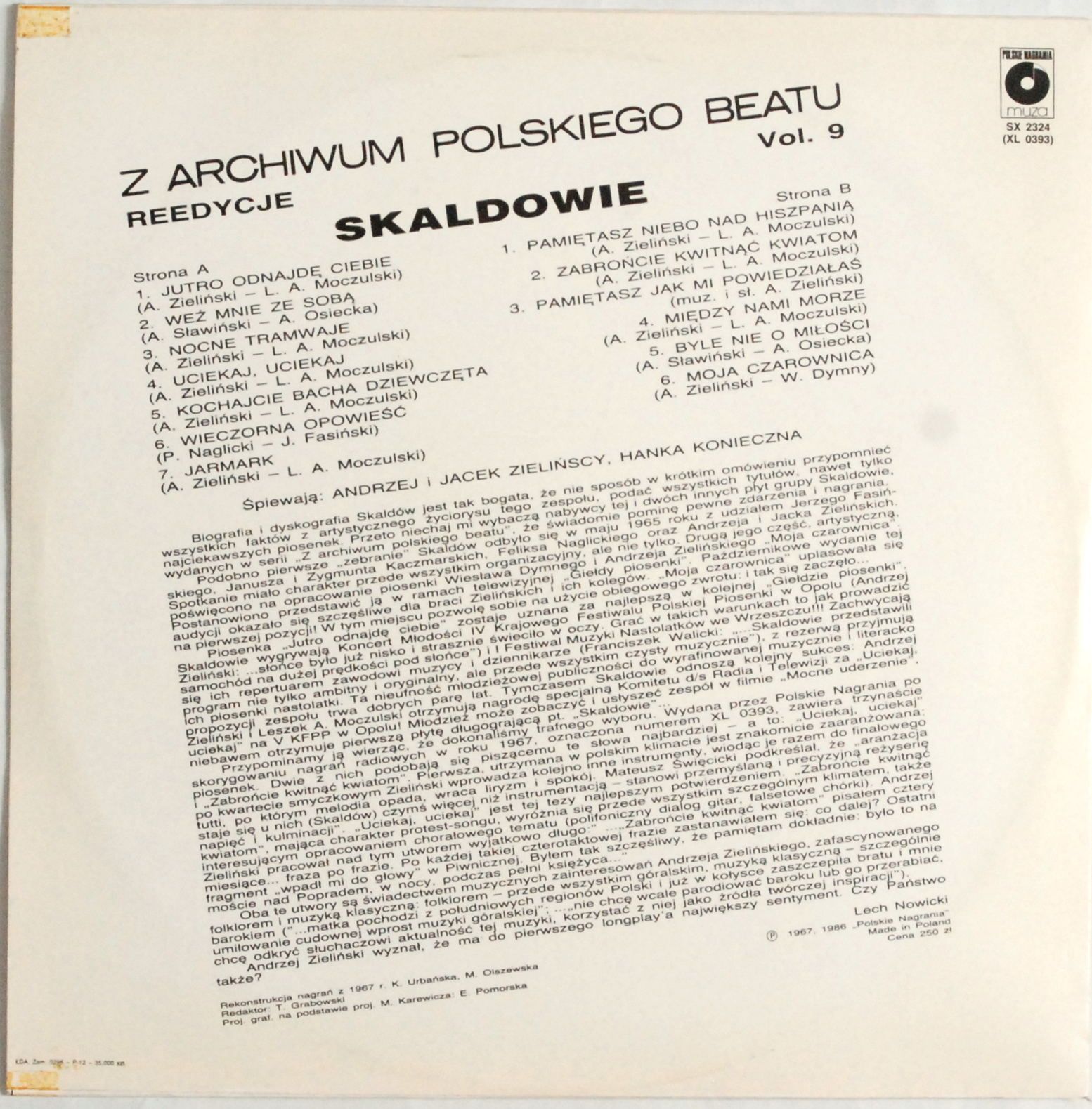 Skaldowie - Skaldowie (SX 2324) s.EX