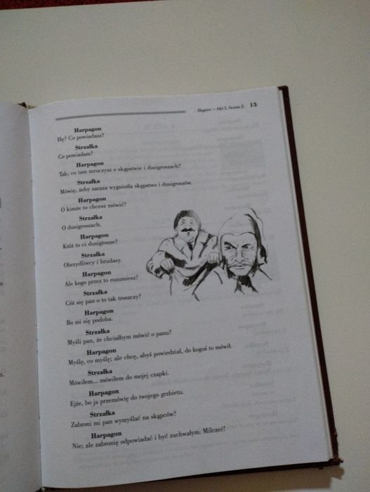 Skąpiec Molier lektura