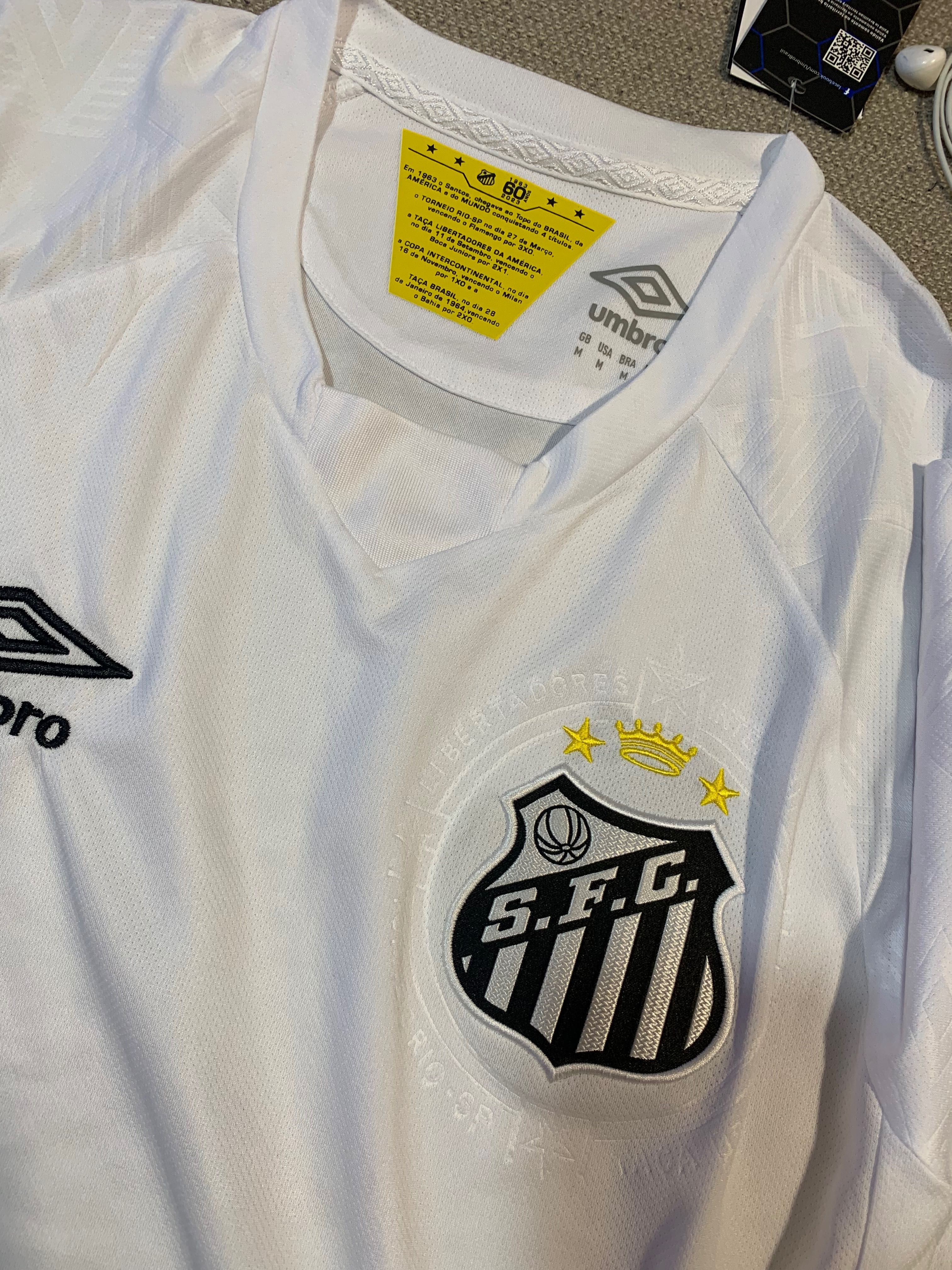 Camisa Santos rei Pelé