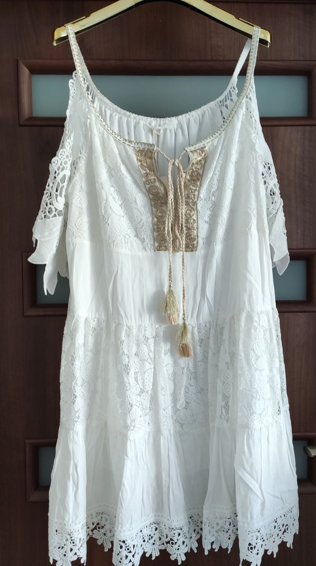 Sukienka trapezowa Boho 40 42 44