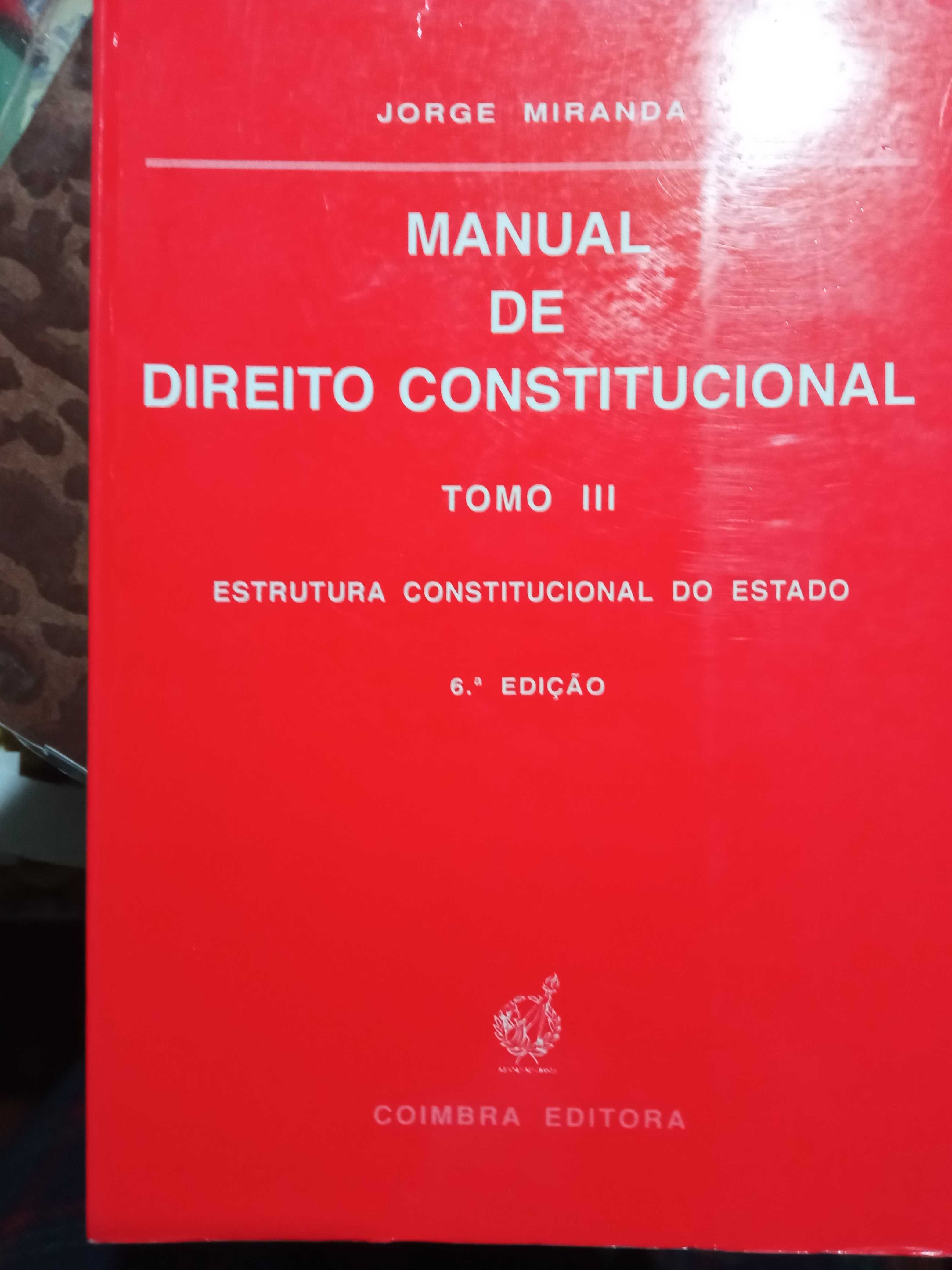 Manual de Direito Constitucional - Tomo III-Jorge Miranda