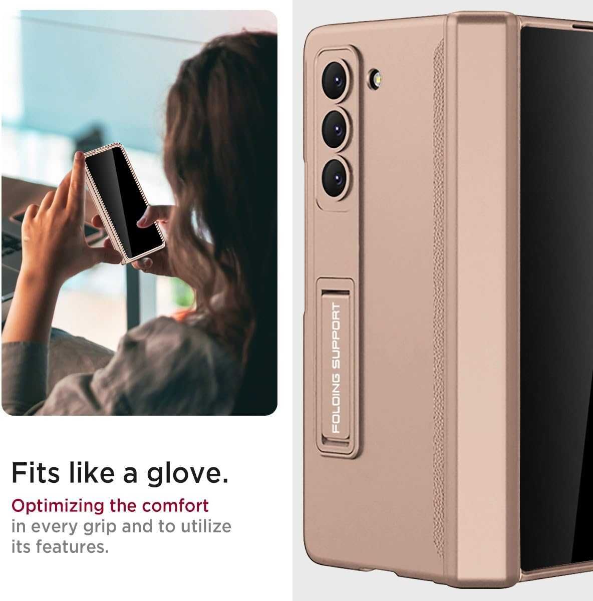 Miimall etui 360 Samsung Galaxy Z Fold 5 filtr prywatyzujący pancerne