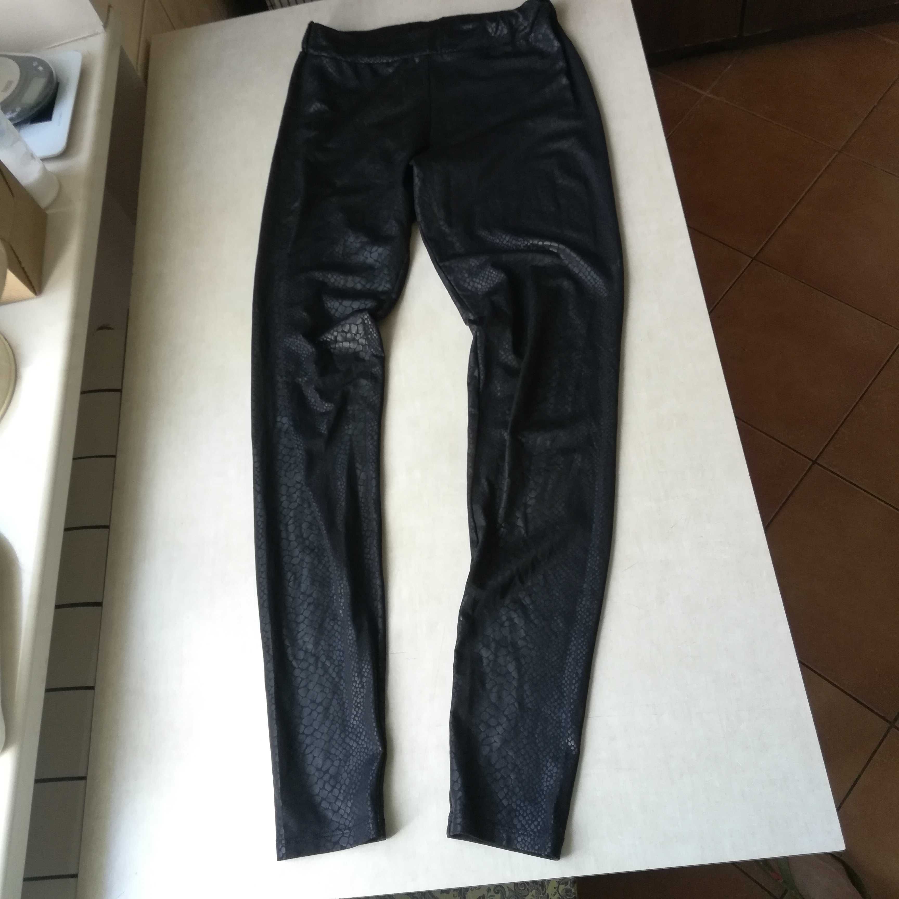 Legginsy z mokrym efektem H&M/S/M