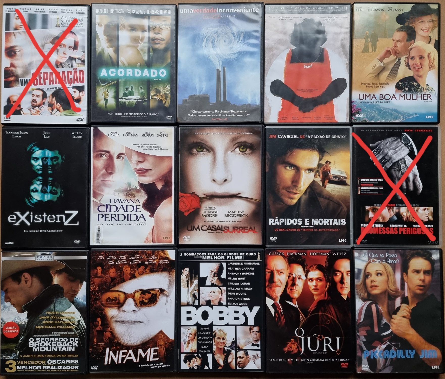 Filmes em DVD (Terror, clássicos, comédia, ..) (Lote 2 de 3)