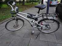 Rower Mercedes Street Bike full suspension aluminiowy składany Okazja