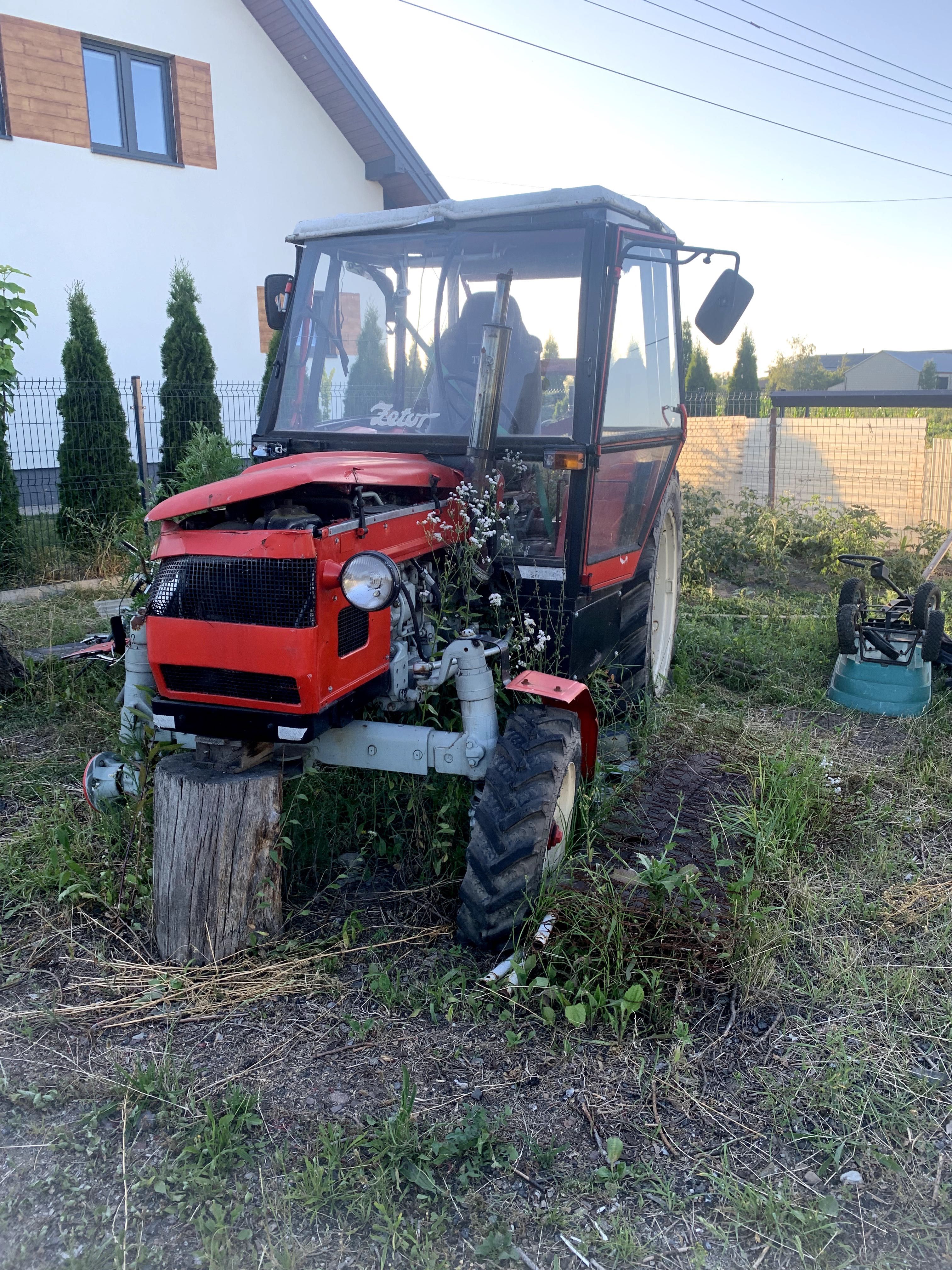 Zetor 6718 – uszkodzony, do naprawy – silnik sprawny