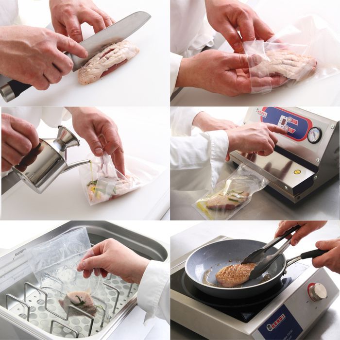 urządzenie do wolnego gotowania sous vide gn2/3 400w - hendi 225264