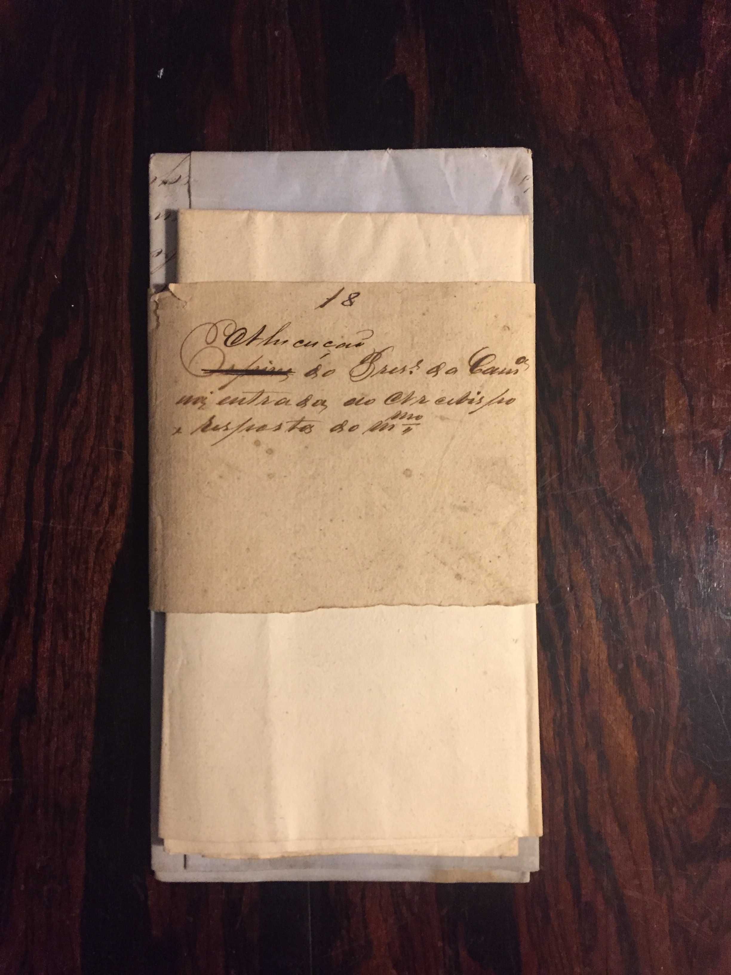 Manuscrito. Braga, aclamação do Arcebispo, 1856