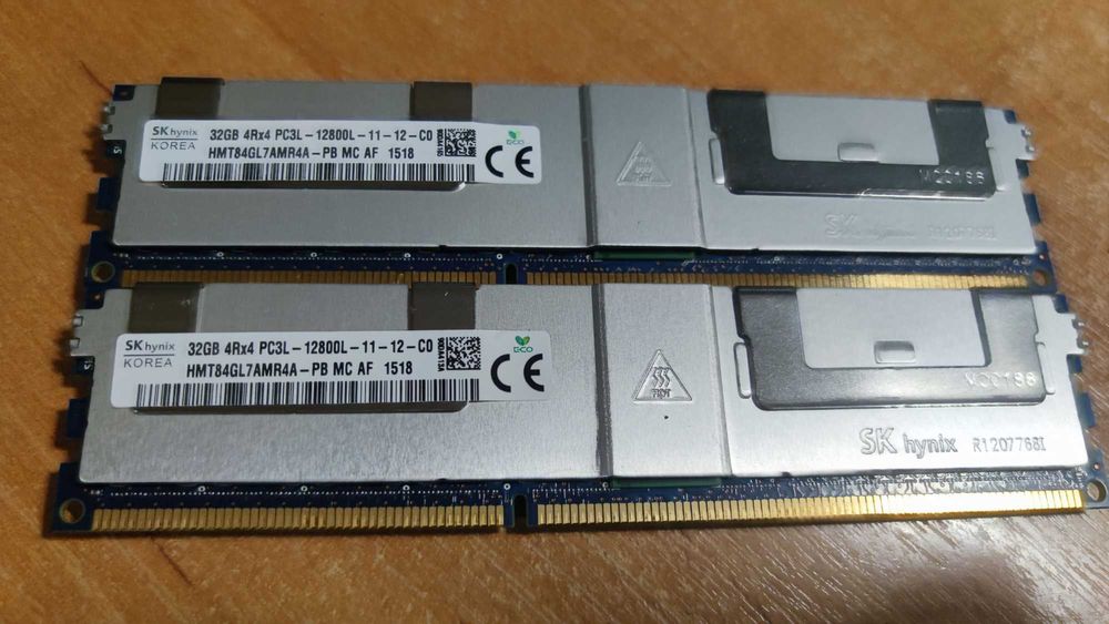 ОЗУ Hynix 2x32GB=64GB ECC Reg DDR3 серверна