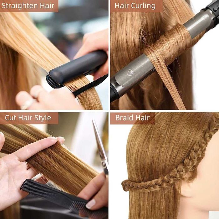 Główka Fryzjerska NOWA Ciemne Włosy