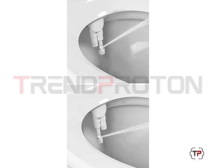 Bidé Ultra Fino Minimalista para Sanita com Duplo Bocal