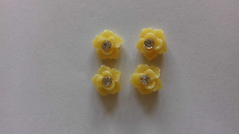 Ceramiczne kwiaty cyrkonie Swarovski