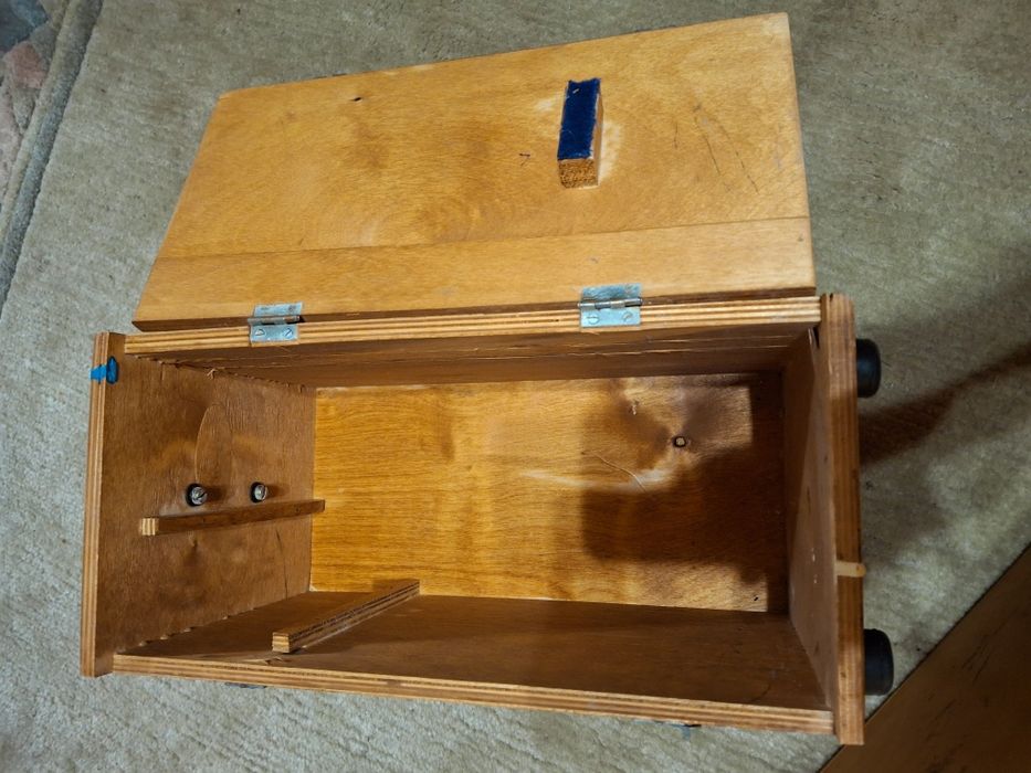 Ящик деревяний на мікроскоп микроскоп, органайзер