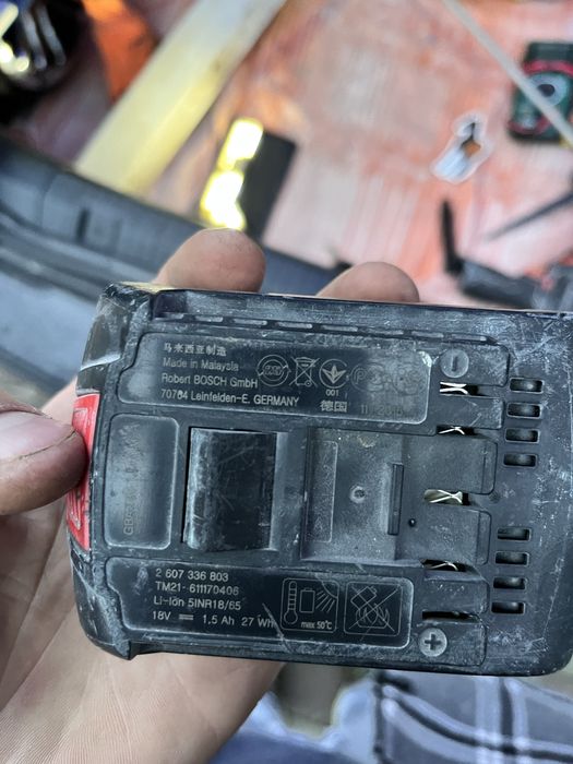 Акумулятор bosch 18v