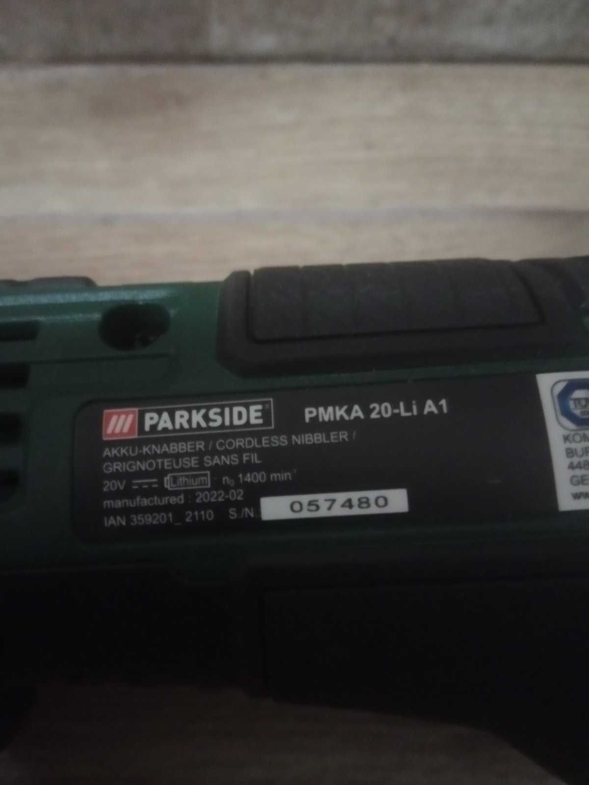 Акумуляторні ножиці по металу PARKSIDE® 20 В »PMKA 20-Li A1«,