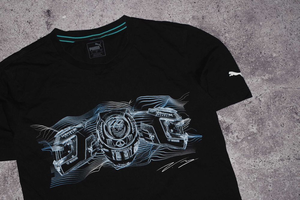Puma Mercedes AMG T-Shirt (Мужская Футболка Поло Пума Мерседес АМГ )