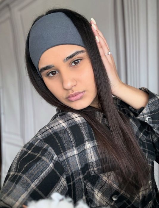 Повʼяка на голову жіноча, трендова пов’язка, сплошная повязка оптом