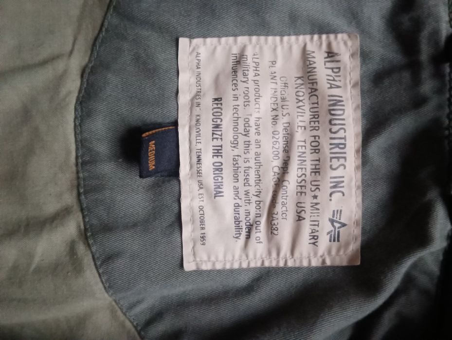 Alpha Industries M-65 Field Coat, розмір М